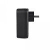 Сетевой адаптер с 2USB + USB-C и заземлением VIDEX ONCORD VF-AD1G2U1C-B Black