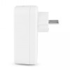 Сетевой адаптер с 2USB + USB-C и заземлением VIDEX ONCORD VF-AD1G2U1C-W White