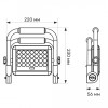 Аккумуляторный прожектор TITANUM TL-FA-105 20W 900Lm IP65 переносной, складной