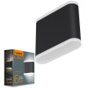 Двусторонний архитектурный светильник VIDEX VL-AR06-062B IP54 6W 2700K в алюминиевом корпусе, черный