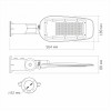 Светильник уличный VIDEX VL-SLE14-1005 100W 5000K поворотный с увеличенной светоотдачей