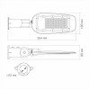 Светильник уличный VIDEX VL-SLE14-1005 100W 5000K поворотный с увеличенной светоотдачей