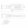 Светильник уличный VIDEX VL-SLe14-305 30W 5000K поворотный с увеличенной светоотдачей
