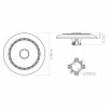 LED светильник парковый VIDEX SLP01 120W, 220V, IP65, три цвета освещения 3000/5000/6500K