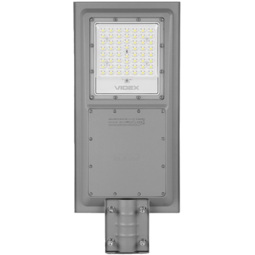 Автономный уличный LED фонарь VIDEX VL-SLSO-082-S 2300Lm 5000K с солнечной панелью и аккумулятором