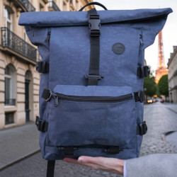Рюкзак-роллтоп USVIT Nomad 20–30 л для ноутбука 15–17″ со съемной сумкой, синий (62254)
