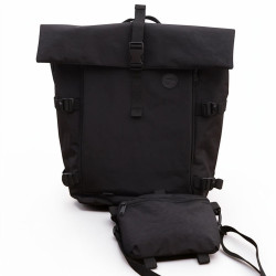 Рюкзак-роллтоп USVIT Nomad 20–30 л для ноутбука 15–17″ со съемной сумкой, черный (62255)