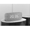 Портативная колонка HAVIT HV-M29BT с FM-радио, часами и стереозвуком, серая (24587)