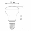 Светодиодная лампа VIDEX R39e 4W E14 3000K (VL-R39e-04143)