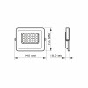 Светодиодный прожектор VIDEX F2e 20W 5000K VL-F2e-205W защищенный  в разборном корпусе 