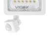 Светодиодный прожектор VIDEX F2e 20W 5000K VL-F2e205W-S с регулируемым датчиком движения и освещенности