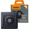 Телевизионная розетка TV VIDEX BINERA VF-BNSK1TVME-BG черный графит