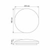 Круглый светодиодный настенно-потолочный светильник VIDEX 72W 4100K 220V VL-CLR-724S звездное небо