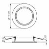 Точечный светильник VIDEX Back 6W 5000K VL-DLBR-065 встраиваемый круглый