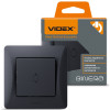 Кнопка звонка VIDEX BINERA VF-BNDB1-BG черный графит