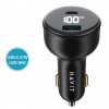 Автомобильное зарядное устройство 100W HAVIT HV-CC100W USB+USB-C с быстрой зарядкой