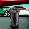 Автомобильное зарядное устройство HAVIT HV-CC2022 20W USB+USB-C Black с быстрой зарядкой 