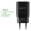 Зарядное устройство 30W USB+USB-C  (PD30W) HAVIT HV-UC30 Black