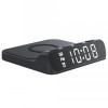 3 в 1 беспроводная зарядка с часами и будильником HAVIT W3031 15W Black