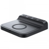 3 в 1 беспроводная зарядка с часами и будильником HAVIT W3031 15W Black