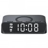 3 в 1 беспроводная зарядка с часами и будильником HAVIT W3031 15W Black