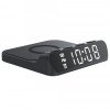 3 в 1 беспроводная зарядка с часами и будильником HAVIT W3031 15W Black